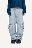 Corduroy big pocket cargo pants