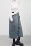 Jess Strap Denim Skirt