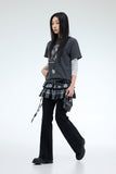 PRTN)High-rise slim flare jeans