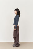 (W) Ripo Button Top