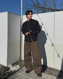 Vintage Curved Denim Pants