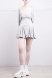 Moonlit cardigan + slip one-piece set