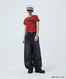 GOTHIC APPLIQUE CROP TEE
