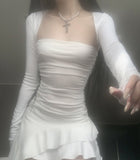 Planet Frill Bolero Cardigan