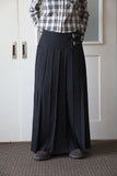 Denny Pleated Long Skirt