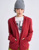 Slavic cotton hood zip-up
