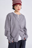 Ella roll-up round cardigan