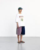 Patchwork Denim Half Pants