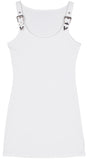 Touch buckle short one piece