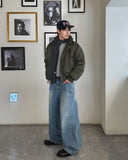 Dirty Wide Denim Pants
