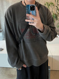 Kendo Waffle Crop Sweatshirt
