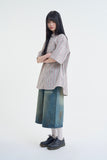Rhadon dirty washed bermuda pants