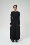 (W) PANEL LAYERED TEE