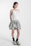 WAVE CUT SWEAT SKIRT
