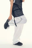 Earth track piping string pants