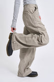 Curve pocket ham strap pants