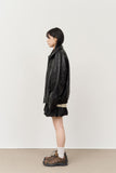 (W) Vet Striped Skirt