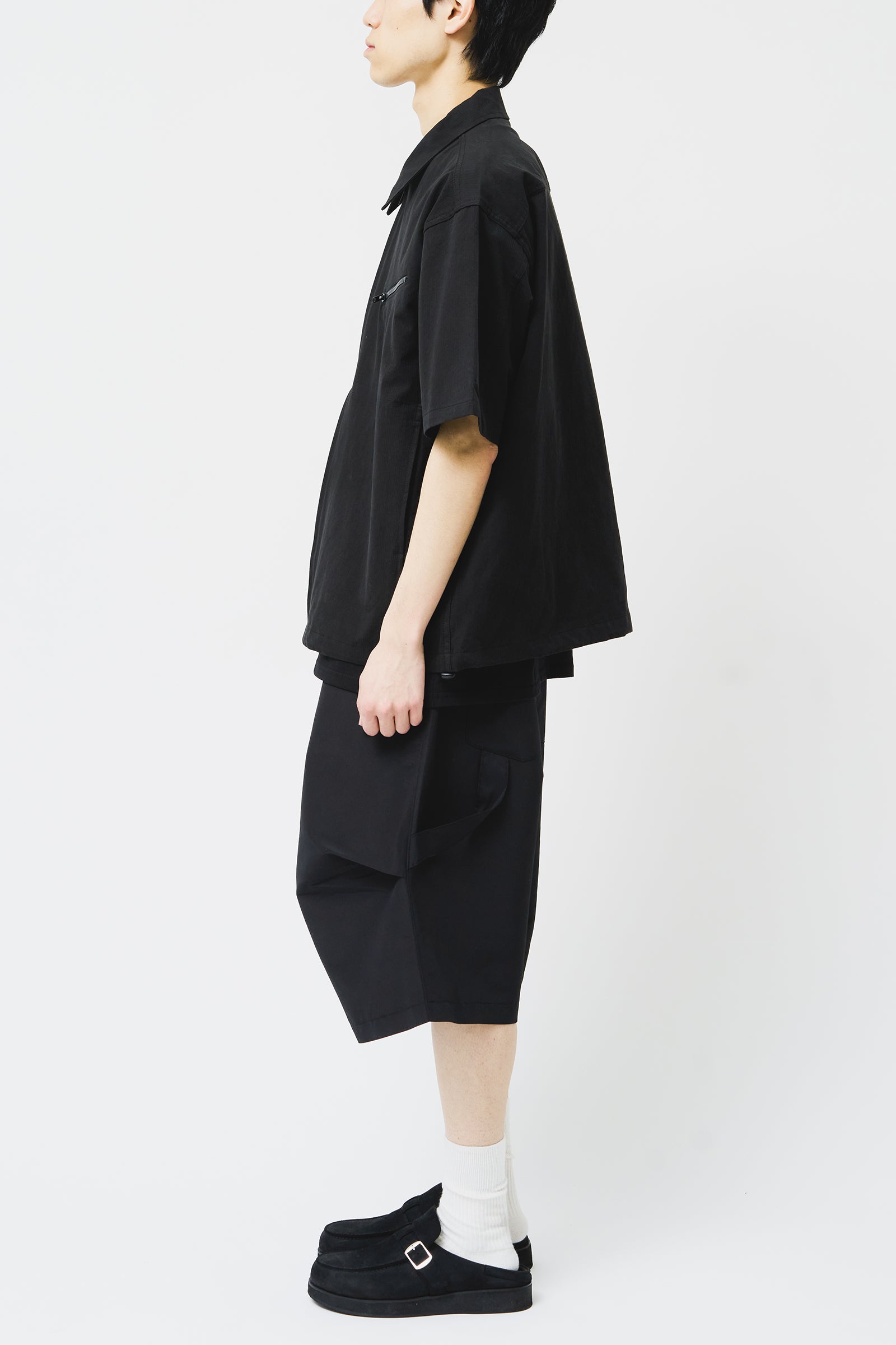 【HI FI FNK】Post Half Jacket HI FI FNK(ハイファイファンク) - ポスト半袖ジャケット / Post