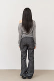 (W) Area Bootscut Pants