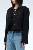 Lowes crop tweed jacket