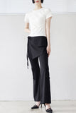 Loose Pocket Layered Pants