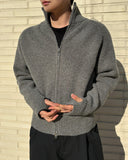 Kerin Two-Way Knit Zip-Up