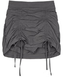 Leaven Shirring Short Skirt