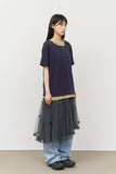 Kenz Buckle Layered Top