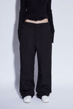 colorinig slim long slacks