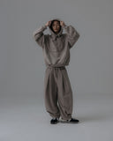 Valley Tuck Washed Sweat Balloon Pants