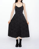 Small Flower Long Bustier One Piece