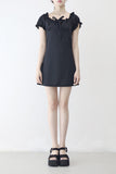 Verissa shirring puff one-piece