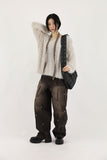 Puff leopard scarf tee