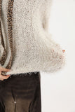 Puff leopard scarf tee