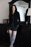 Raw wool short pants