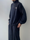 Kuankumas Fleece Half Zip Up Sweatshirt