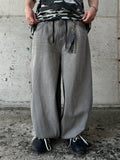 Cat Washed Balloon Banding Denim