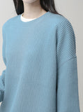 Daily Ribbed Knit Sweatshirt