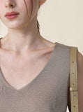 [Planning] Miel Linen V-Neck Sleeveless