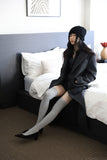 Stay line brushed long coat