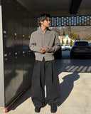 Kerin Two-Way Knit Zip-Up