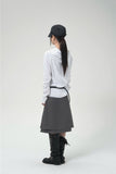 (W) AXIS LAYER BUTTON HOODIE