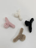 Mink fur hairpin