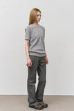 (W) Det Herringbone Flare Jeans