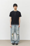 Kenz Buckle Layered Top