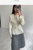 [Winter ver.] Earth Wrap Loose Fit Blouse