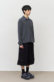 Soft Waffled Collar Top
