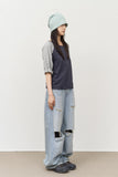 (W) Ponz Blue Wide Denim