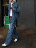 Oil Washed One-Tuck Denim