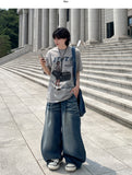 Jay Curl Maxi Wide Denim Pants